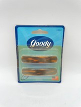 Vintage Goody Barrettes 2ct Tortoise Shell NOS Sealed 1999 Y2K Bs257 - £13.22 GBP