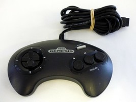 Sega Genesis 3-Button Controller Official OEM Black Model #1650 Accessor... - £12.86 GBP
