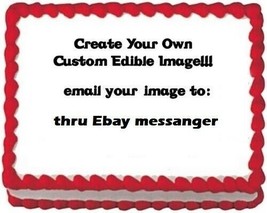Custom Create Your Own Edible Cake Topper Decoration - £11.84 GBP