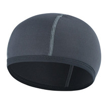 Dark Gray - Cooling Skull Caps Helmet Liner Beanie Cap Sweat Cycling Hat - £13.98 GBP