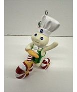 Peppermint Twirl Tri Cycle Danbury Mint Pillsbury Doughboy Glitter Ornam... - $139.17 CAD
