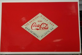 Coca-Cola Diamond Logo Label on Red Background Preproduction Art Work - $18.95
