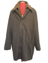Ralph Lauren Men’s Sz XL Olive Green Trench Jacket w/ Wool Removable Liner - £62.28 GBP