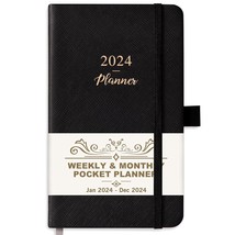 2024 Pocket Planner/Calendar - Pocket Calendar/Planner 2024 Weekly &amp; Monthly, 6. - £11.98 GBP