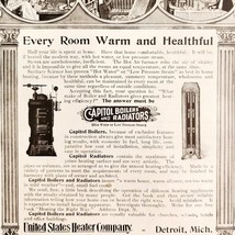 US Heater Company Boilers Radiators 1908 Advertisement Household Heating... - $375.23 MXN