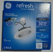 GE Refresh 4-in 50-Watt White Round Dimmable Recessed Downlight  - $12.00