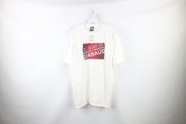 NOS Vtg 90s Marithe Francois Girbaud Mens XL Baggy Tinted Denim T-Shirt White - £62.24 GBP