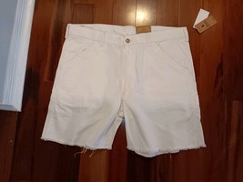 POLO RALPH LAUREN MEN&#39;S WHITE RELAXED FIT FLAT FRONT DUNGAREE SHORTS 36 ... - €42,63 EUR