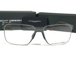 Porsche Design P8313 C Eyeglasses Frames Brown Gray Square Full Rim 57-1... - $98.99
