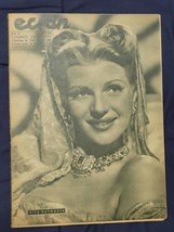 Marilyn Monroe back cover ECRAN magazine 1947 - £78.31 GBP