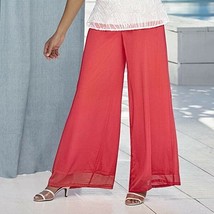 Massey Tie Waist Wide Leg Pants- Medium - £18.77 GBP