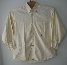 Tommy Hilfiger Mens L/S Dress Shirt American Classic Sz 16 32-33 Yellow - £15.51 GBP