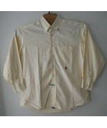 Tommy Hilfiger Mens L/S Dress Shirt American Classic Sz 16 32-33 Yellow - $27.16 CAD
