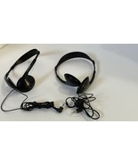 LOT of 2 Sony Adjustable Headphones Walkman MP3 Ipod - Tested - $34.99