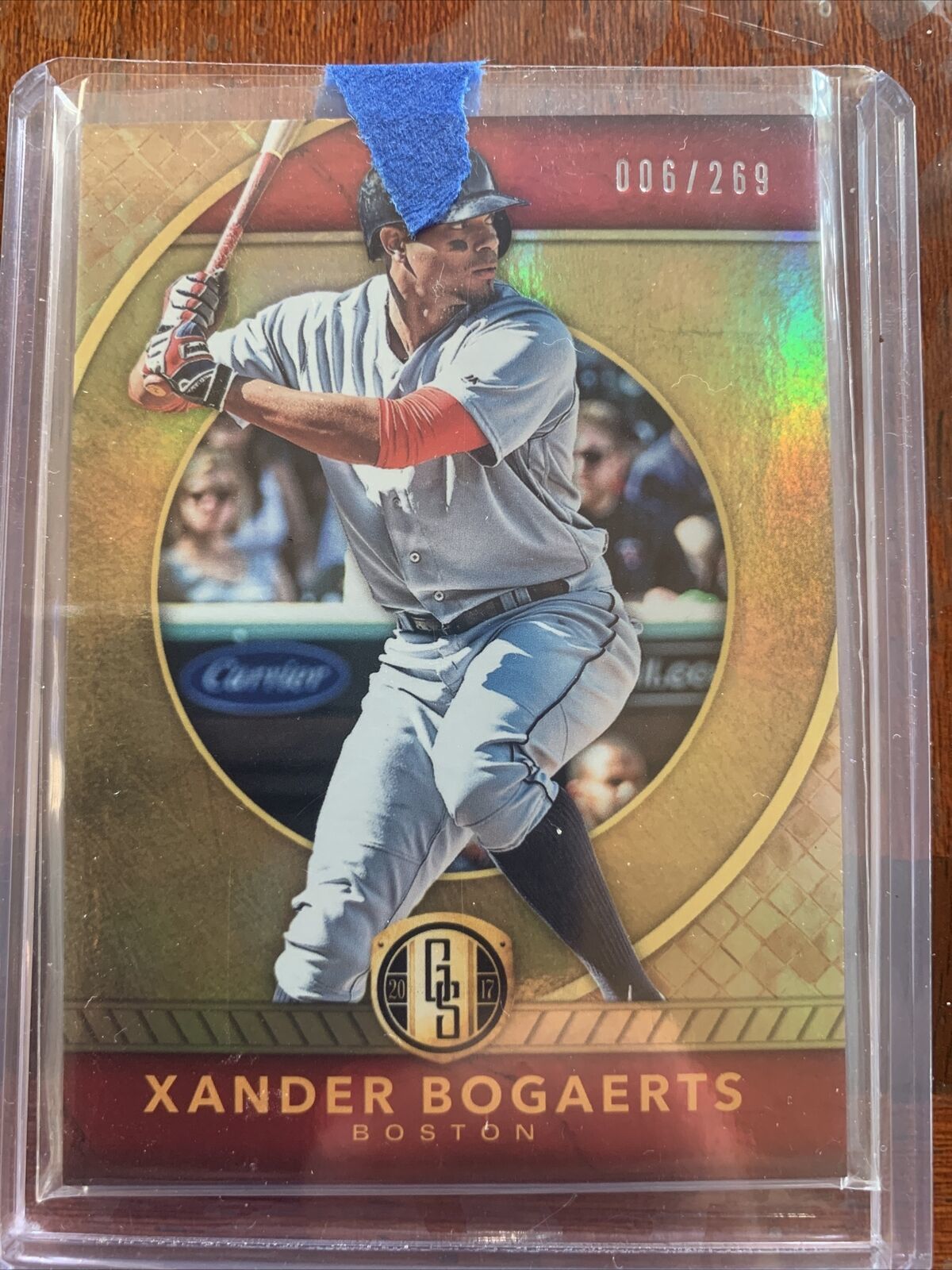 Primary image for Xander Bogaerts 2017 Panini Chronicles Gold Standard Baseball Card  6/269 #19