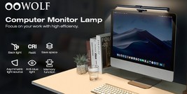 OOWOLF TL03-1 Monitor Screen Light Bar Eye Caring Black - £23.64 GBP