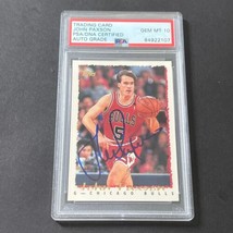1994-95 Topps Basketball #158 John Paxson Signed Card AUTO Grade 10 PSA Slabbed - £79.08 GBP