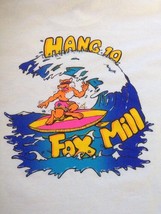Vtg Vaporwave Hang 10 Fox Mill Fairfax Virginia 50/50 Screen Stars Shirt... - $79.99