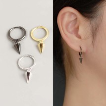 Spike Hoop Earrings For Men Women Spike Dangle Drop Hoop Earrings Fine Jewelry - £13.18 GBP