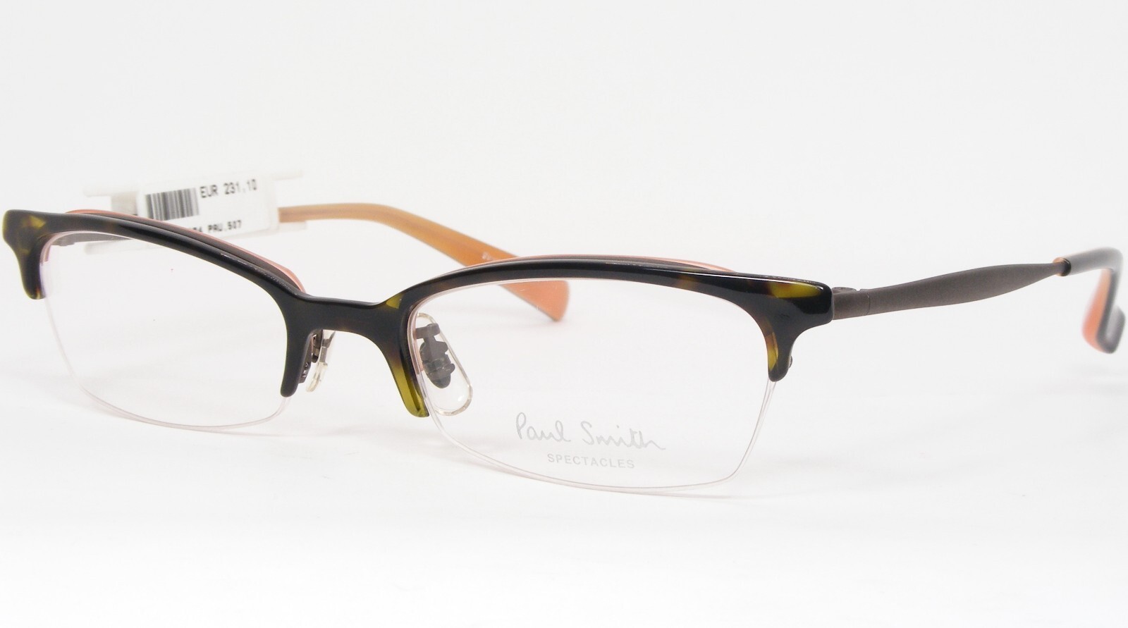 Paul Smith PS-507 OA/BL Tortoise UNIQUE RARE EYEGLASSES GLASSES 49-18-13... - $173.25