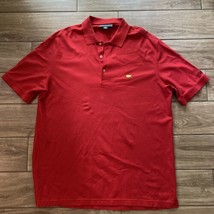 Masters Collection Size Xl Mens Red 100% Pima Cotton Golf Polo Sport Shirt - £31.45 GBP