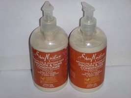 (2)  Shea Moisture Argan Oil and Almond Milk Smooth &amp; Tame Conditioner -13oz - £18.97 GBP