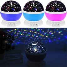 Romantic Led Starry Night Sky Projector Lamp Kids Gift Star Light Cosmos Master - £20.49 GBP