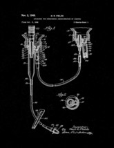 IV Machine Patent Print - Black Matte - £6.35 GBP+