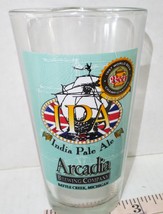 IPA Arcadia Brewing Company Beer Glass India Pale Ale Battle Creek Michigan - £8.52 GBP