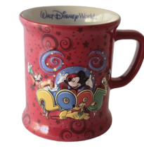 2005 Walt Disney World Coffee Mug Cup Red Walt Disney World Written Inte... - $518.45 MXN