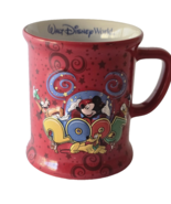 2005 Walt Disney World Coffee Mug Cup Red Walt Disney World Written Inte... - $518.45 MXN