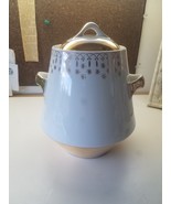 Cookie Jar Gold and White Hall - $45.00