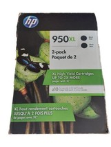 Genuine HP 950XL High Yield 2 Pack Black  in Retail Box New Damaged Box - £14.76 GBP