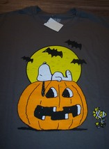PEANUTS Snoopy Halloween T-Shirt Mens MEDIUM NEW w/ TAG Great Pumpkin Wo... - $19.80