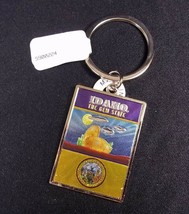Souvenir Keyring keychain Square metal The Gem State Idaho NEW - $4.70