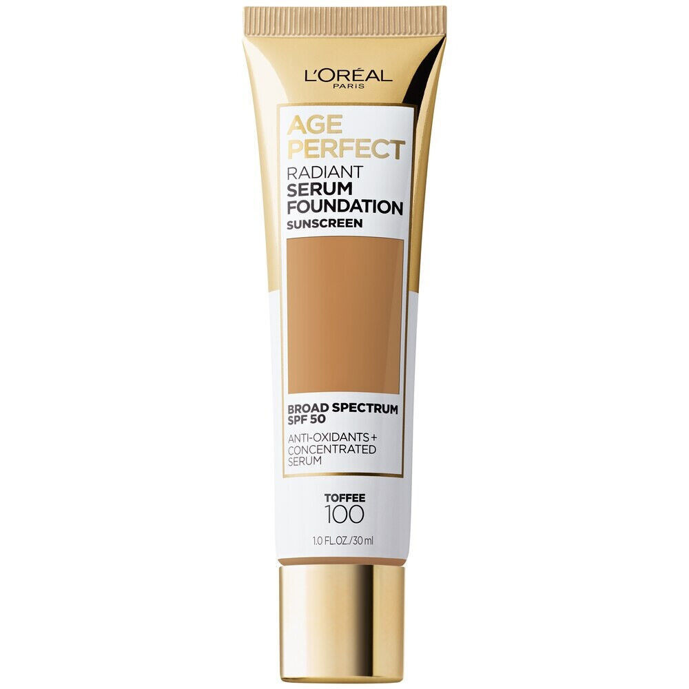 L&#39;oreal Age Perfect Radiant Serum Foundation #100 Toffee - $6.38