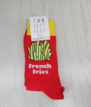 Two Left Feet Sock Co French Fries Big Feet M/large W 10-12.5 M 8.5-13 m... - $9.89