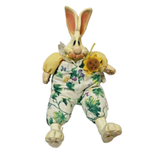 Vintage Russ The Country Folks Bonnie Bunnie Easter Figure Plush 10&quot; - £10.46 GBP