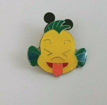 Disney Flounder The Little Mermaid  Emoji Tongue Out Trading Lapel Pin - £3.42 GBP
