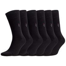 AWS/American Made Bamboo Dress Socks for Men with Seamless Toe and Heel 6 Pairs  - £18.17 GBP