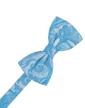 Turquoise Tapestry Kids Bow Tie - $15.00