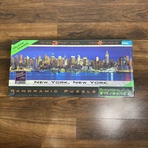 Panoramic Jigsaw Puzzle New York City Glow In The Dark 750pc 3Feet Sealed New - £12.39 GBP