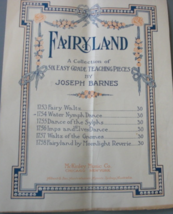 Fairyland, A Collection of Six Easy Grade Teaching Pieces by Joseph Barn... - $10.00