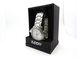 Zippo Wristwatch Watch running Chronograph 2004 MIB Rare - £77.84 GBP