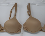 Le Mystere 2215 Gigi Push-Up Underwire Bra Natural 34A NWT Lot of 2 - £58.96 GBP
