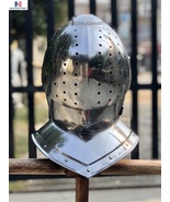 Medieval Italian Sparring Helmet Armor Steel Helmet Halloween Costume - £158.60 GBP