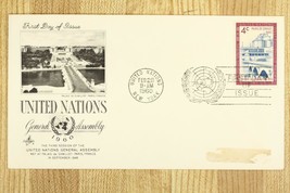 Vintage Postal History #77 FDC United Nations General Assembly 1960 UN Cancel - £8.94 GBP