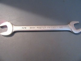 PROTO 3034 DOUBLE OPEN END WRENCH 5/8” &amp; 11/16” USA - £11.68 GBP