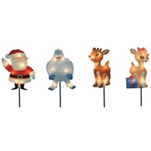 Product Works 8-Inch Pre-Lit Rudolph The Red-Nosed Reindeer Pre-Lit Christmas Pa - £54.98 GBP