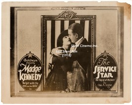The Star Service (1918) Title Lobby Card Made Kennedy Wwi Chemical Weapons Drama - £120.27 GBP